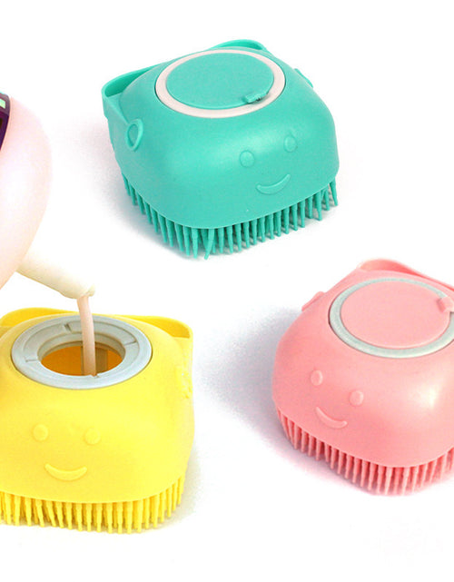 Load image into Gallery viewer, Silicone Dog Bath Massage Gloves Brush Pet Cat Bathroom Cleaning Tool Comb Brush For Dog Can Pour Shampoo Dog Grooming Supplies
