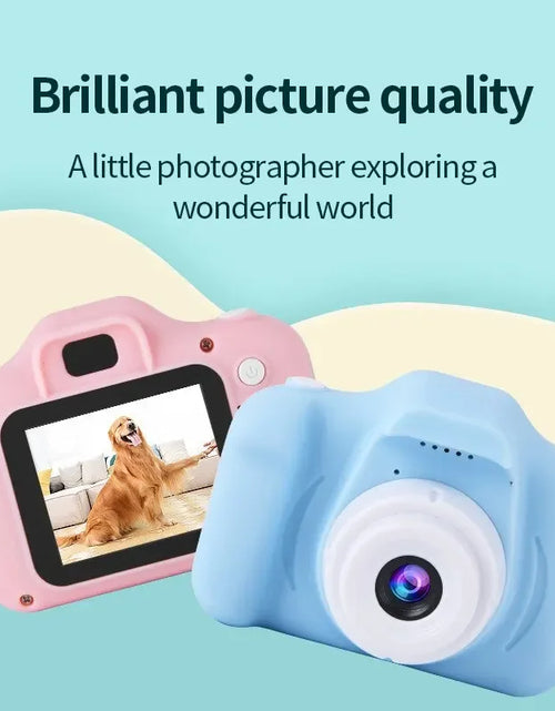 Load image into Gallery viewer, X2 Children Mini Digital Camera Can Take Pictures HD Video Small Camera Photography Children Birthday Gift Kids Toys for Kids
